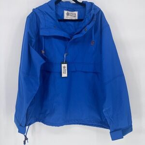 Alpine Design XXL Mens Anorak Jacket Blue Pullover Windbreaker Water‎ Repellent